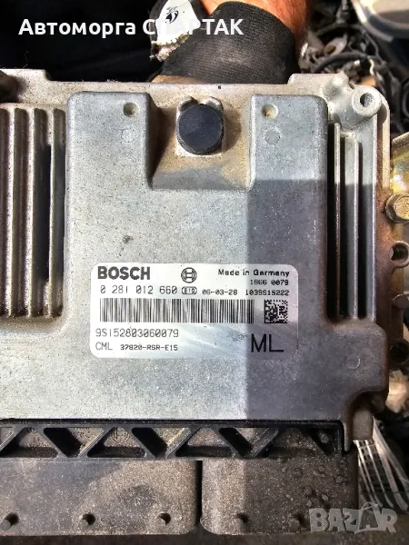 Компютър двигател за Honda Civic, 2.2 CDTI, 2005-2011г., 0 281 012 660, 0281012660, 37820-RSR-E14, снимка 1