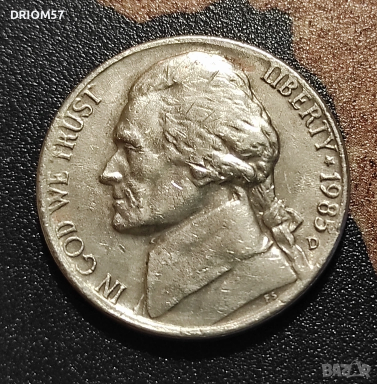 Монети САЩ - 2 бр. [1985-2000], снимка 1