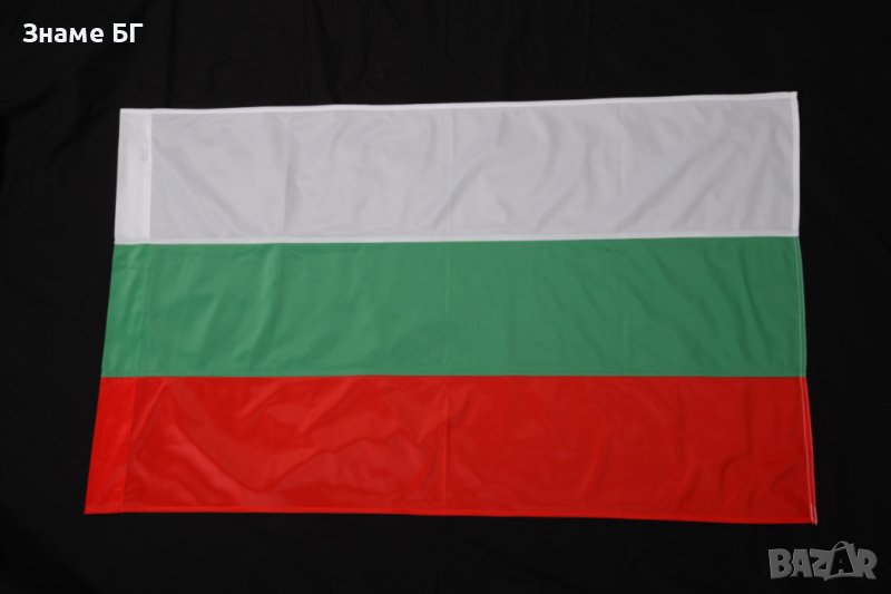 Българско знаме от плат шито размер 70/120 без герб, снимка 1