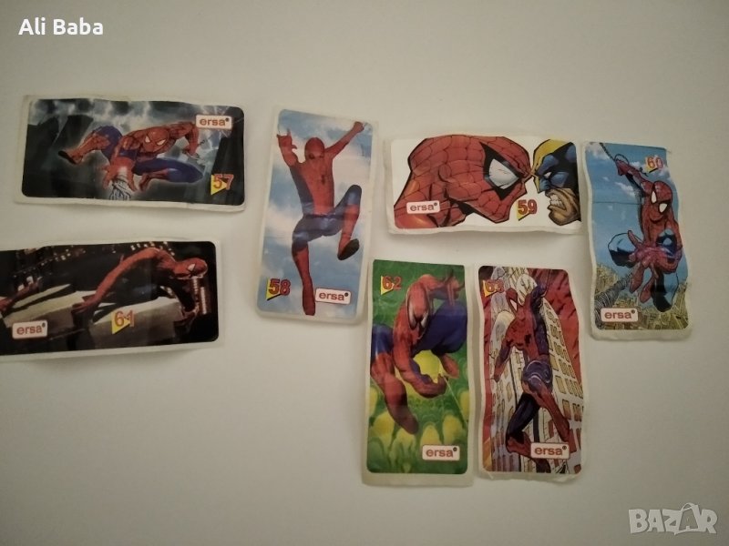 Лот Картинки от дъвки Spiderman (ersa) , снимка 1