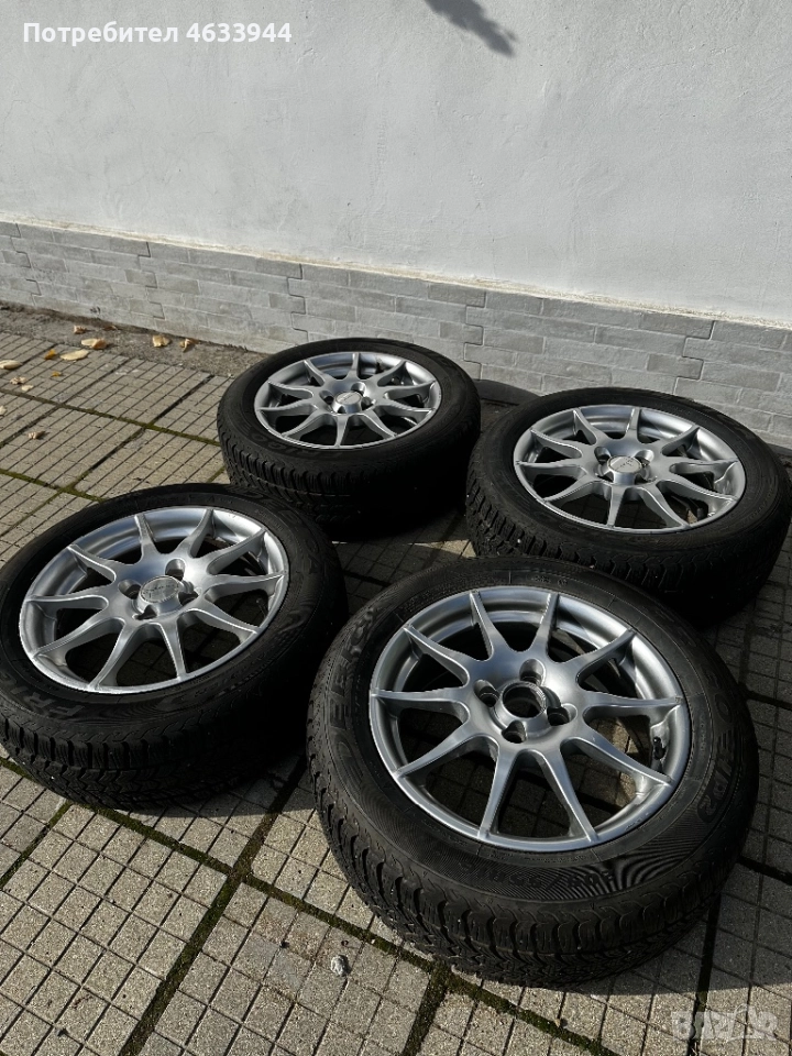 Джанти с гуми 4х100, снимка 1