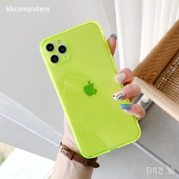 Калъф силикон Neon / Жълт / за iPhone 15 Plus 6.7 Баркод : 3129402, снимка 1