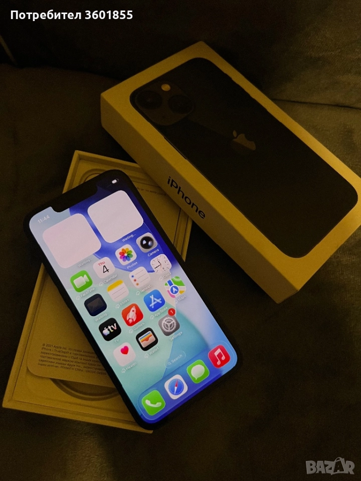 iPhone 13 MINI 128ГБ 100% Батерия, снимка 1