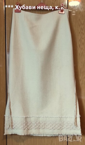  💥 ИзГоДнО💥Чудесна вълнена пола бохо стил и права пола каре💥 ИзГоДнО 💥, снимка 1