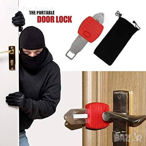 Лека преносима зключваща система за врати, снимка 1