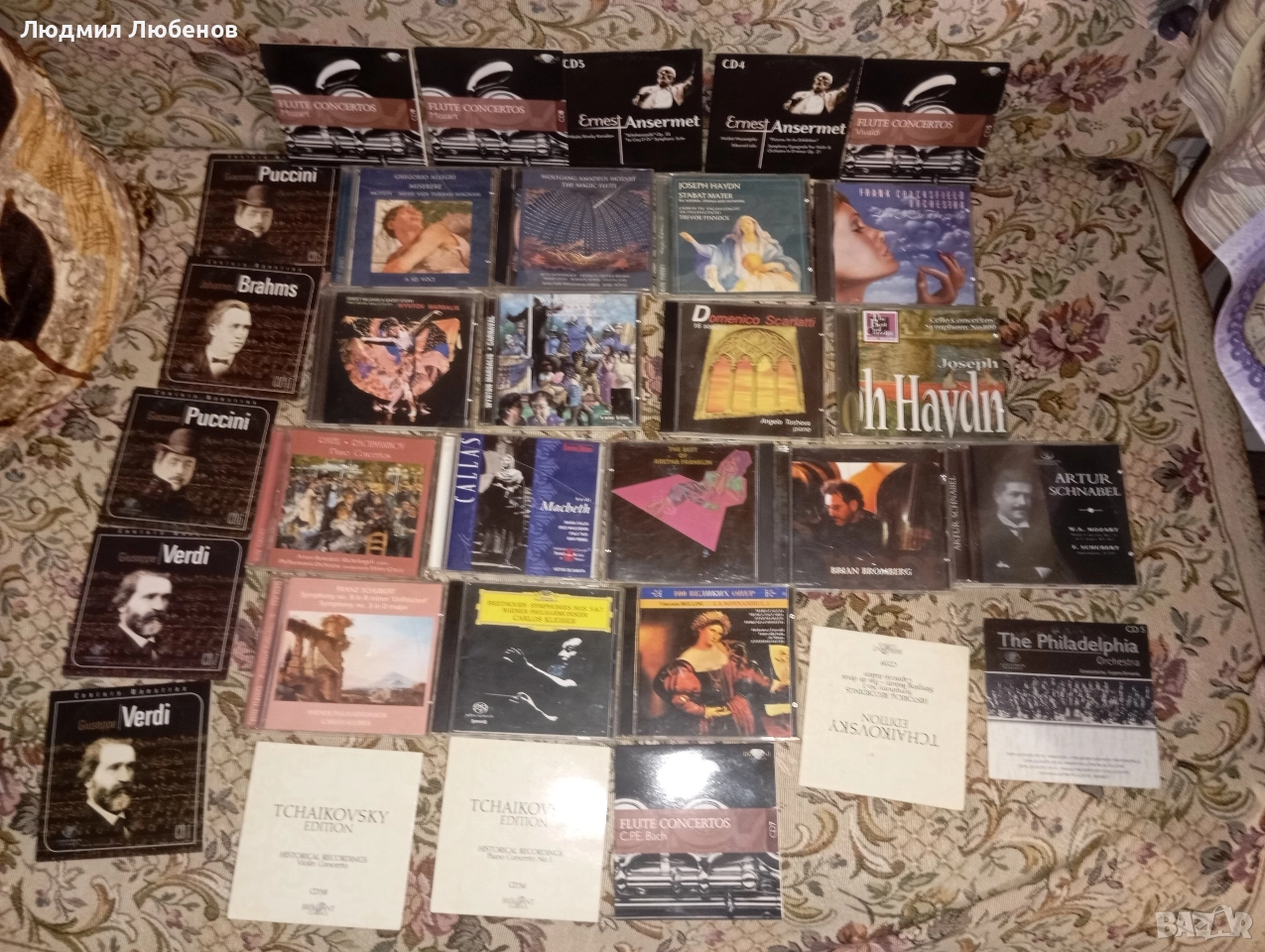 Лот 32 cd дискове с класическа и инструментална музика, снимка 1