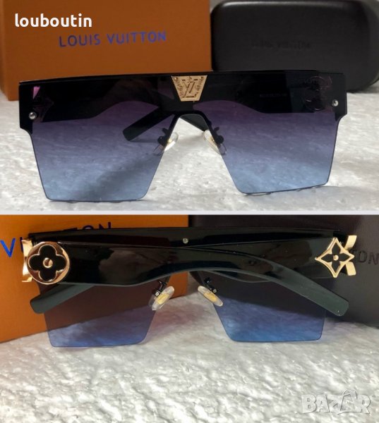 -22 % разпродажба Louis Vuitton 2023 висок клас дамски слънчеви очила маска Мъжки Унисекс, снимка 1