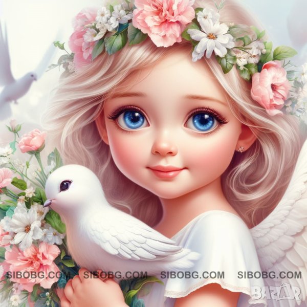 ДИАМАНТЕН ГОБЛЕН “Най-красивият Ангел”, снимка 1