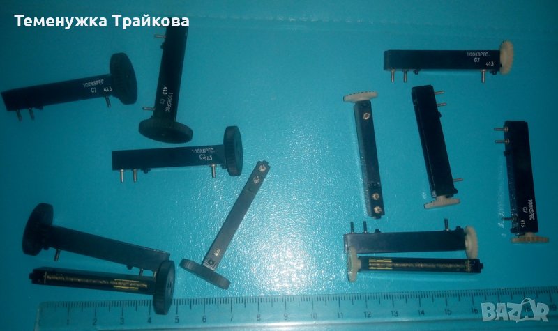 Потенциометър Многооборотен 100 kΩ на PHILIPS, снимка 1