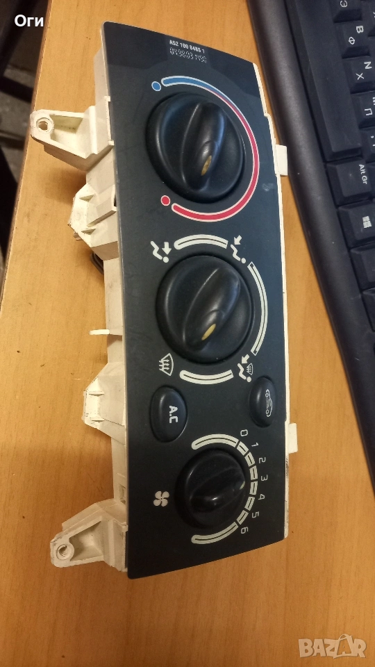 Панел климатик за Рено Меган 655739W, снимка 1