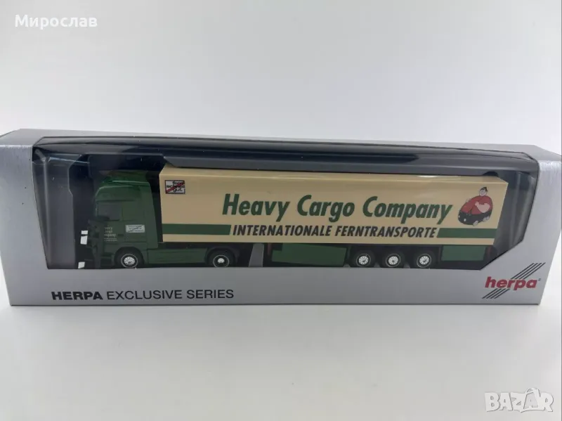 HERPA  H0 1/87  MERCEDES BENZ ACTROS  КАМИОН  МОДЕЛ КОЛИЧКА, снимка 1