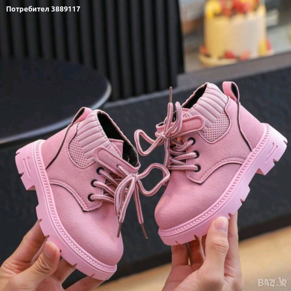  Розови ботички НОВИ, снимка 1