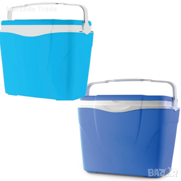 Хладилна чанта за къмпинг Mercado Trade, За туризъм, За плаж, 25л., Различни цветове, снимка 1