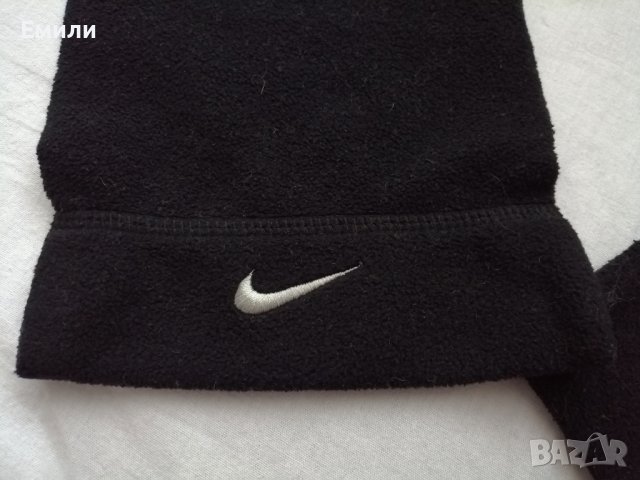 Nike оригинален унисекс черен тънък поларен шал, снимка 4 - Шалове - 44341664