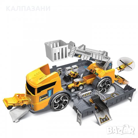 SUPER STORAGE Строителен камион - паркинг с 2 колички ZY987109, снимка 2 - Коли, камиони, мотори, писти - 34852057