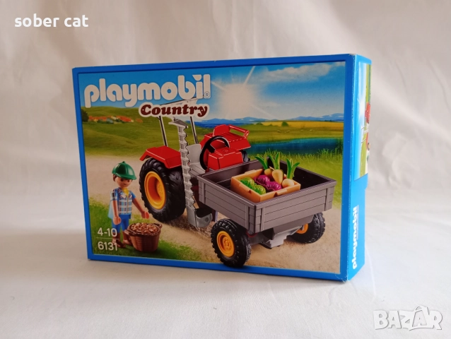 Playmobil Country комплект 6131 "Harvesting Tractor" от 2015 година