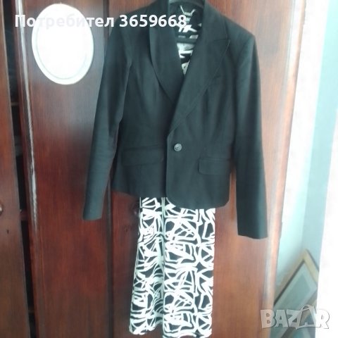 Дамско сако, размер 14 UK,Черно, снимка 8 - Сака - 40478533