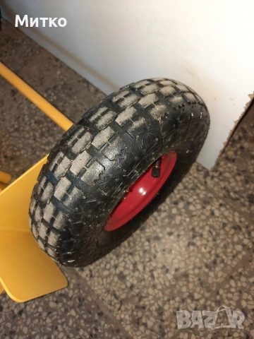 Ръчна количка с 2 броя пневматични колела и падаща решетка , снимка 11 - Други инструменти - 53787871