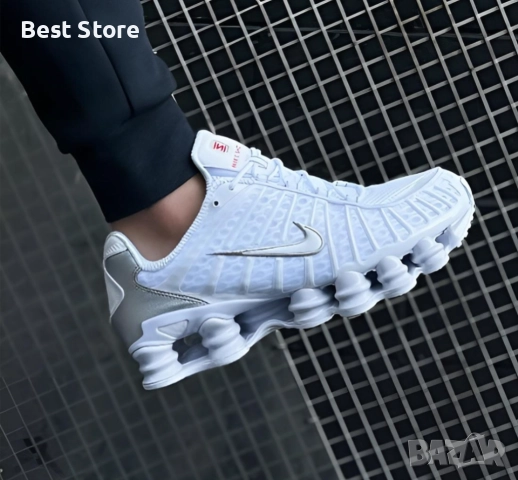 Nike Shox TL White Маратонки 40-46 Номер , снимка 3 - Маратонки - 52732237