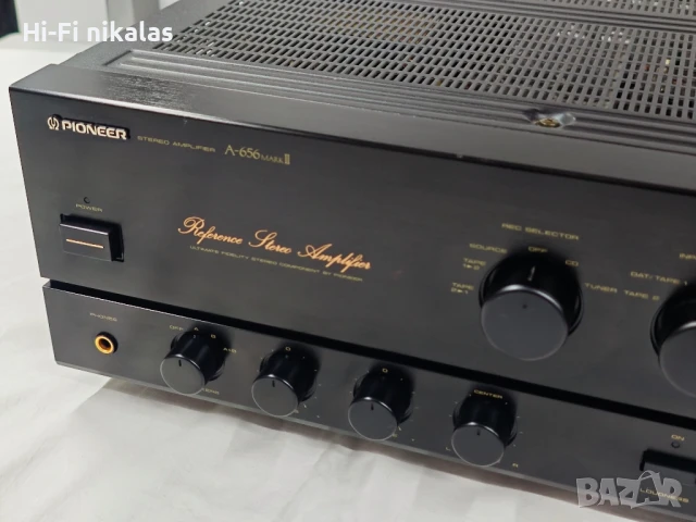 стерео усилвател Hi-Fi PIONEER A-656 mark II, снимка 4 - Ресийвъри, усилватели, смесителни пултове - 51048779