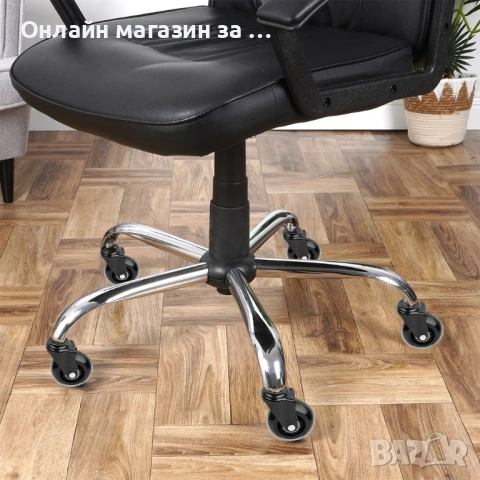 Комплект от 5 колелца за офис столове за твърд под 6.3 cm-10 mm 569997, снимка 5 - Столове - 53232920