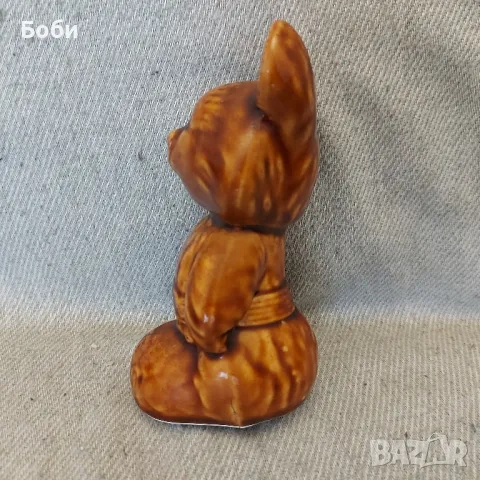 Стара Порцеланова - Керамична Фигура Мечето Миша Олимпиада Москва 80, снимка 4 - Колекции - 47521928