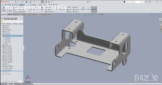 Изработвам чертежи и 3D модели на Solidworks, снимка 1 - Други услуги - 41386584