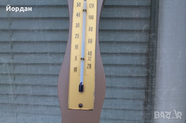 Барометър с термометър , снимка 3 - Други ценни предмети - 40405261