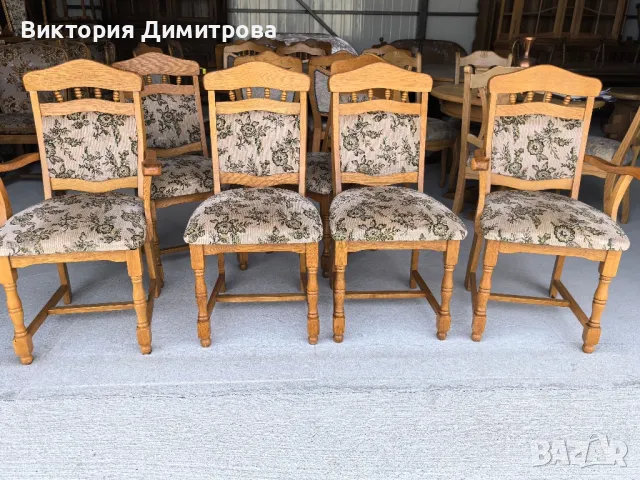 Комплект от 6 трапезни стола 