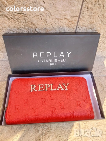 Чирвено портмоне Replay - SG60, снимка 6 - Портфейли, портмонета - 46678925