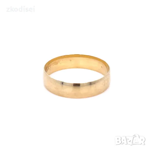 Златен пръстен брачна халка 2,72гр. размер:59 14кр. проба:585 модел:31422-5, снимка 4 - Пръстени - 50173426