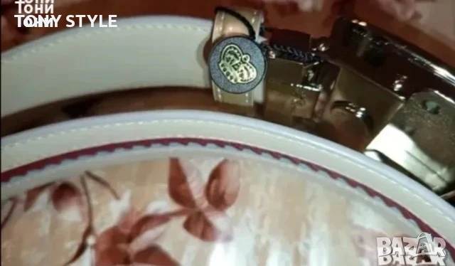 ANTHONY CROWN Оригинал Нов Автоматичен Дамски Колан Изцяло от Естествена Кожа 115см, снимка 2 - Колани - 51644766