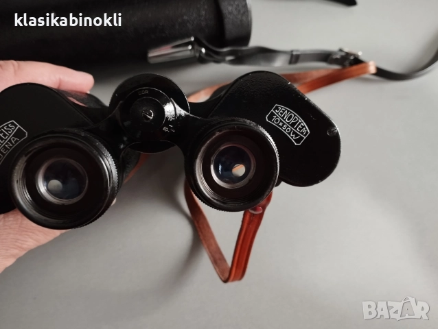 ПРОМО Бинокъл Carl Zeiss Jena-JENOPTEM-10 х 50W--ГДР, снимка 5 - Екипировка - 52053748