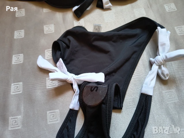 Бански в бяло и черно, снимка 6 - Бански костюми - 50658552