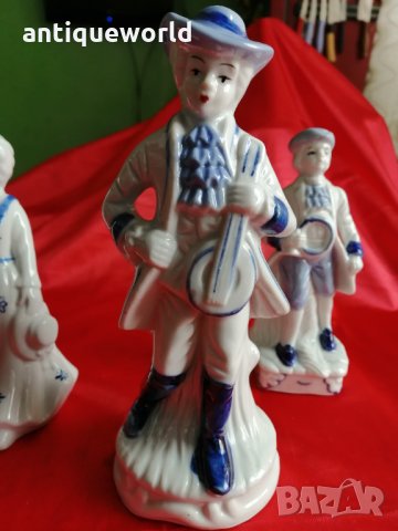 Красиви БАРОКОВИ Порцеланови Статуетки .Фигура , Статуетка, снимка 4 - Антикварни и старинни предмети - 35745014