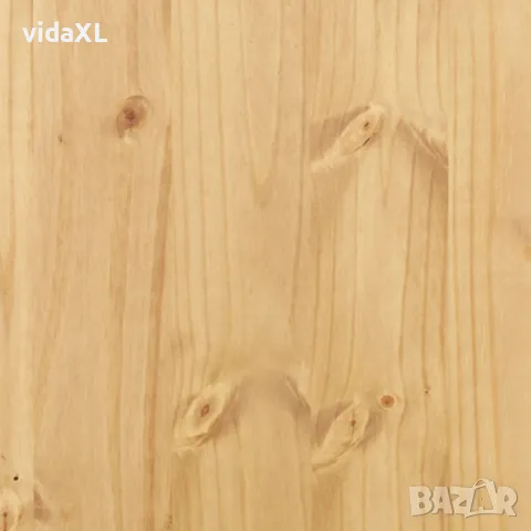 vidaXL Кутия за съхранение "Corona" 78x78x45 см борово дърво масив, снимка 8 - Скринове - 56147443