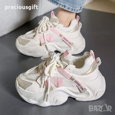 Дамски ежедневни сникърси с висока подметка