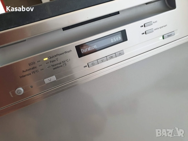 Inox Miele Auto Open QuickPower Wash Съдомиялна - Частично Вграждане, снимка 2 - Съдомиялни - 51980402