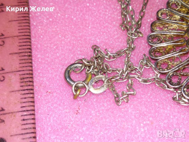 СТАРИНЕН ФИЛИГРАНЕН СРЕБЪРЕН МЕДАЛЬОН с ПЕРЛА и СРЕБЪРНА ВЕРИЖКА - СРЕБРО ВИСОКА ПРОБА 41899, снимка 14 - Антикварни и старинни предмети - 44406689