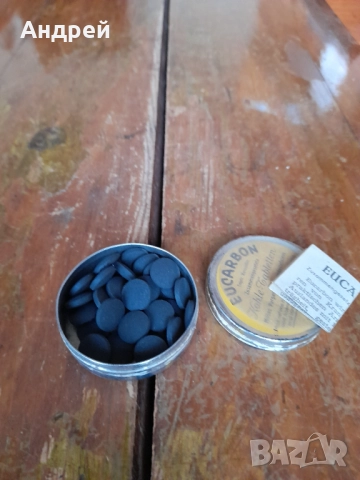 Стара кутия Eucarbon, снимка 4 - Други ценни предмети - 52216742