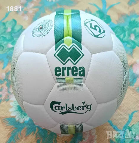 Футболна топка Errea Mercurio 3.0 CARLSBERG. Размер 5. Нова.