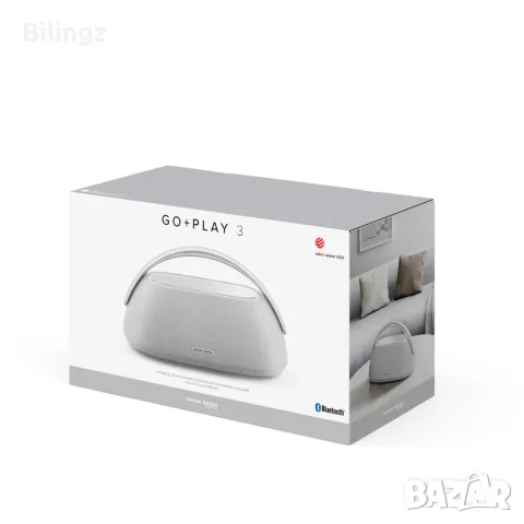 Портативна колона Harman Kardon GO and Play 3 Bluetooth,Сива, 160w, в Гаранция, нова!
