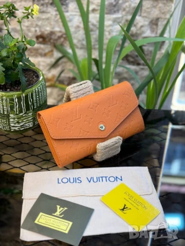 портмонета от естествена кожа louis vuitton , снимка 7 - Портфейли, портмонета - 51295014