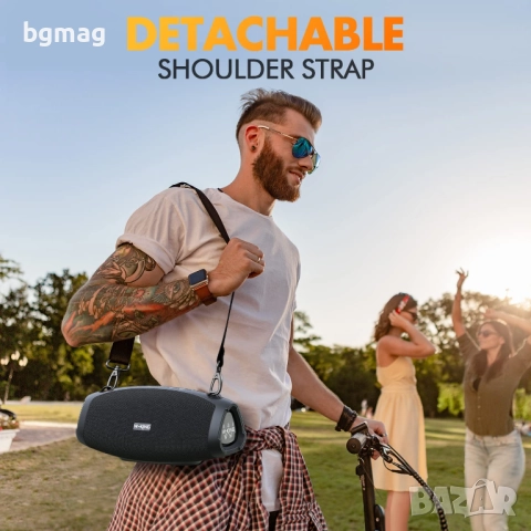 W-King X10 70W безжична Bluetooth тонколонка с безжичен микрофон, снимка 8 - Тонколони - 52069221