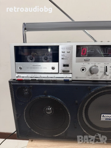 🔈Ретро колекционерски радиокасетофон AIWA CS-880E - Boombox - перфектен🔈, снимка 3 - Радиокасетофони, транзистори - 56087676