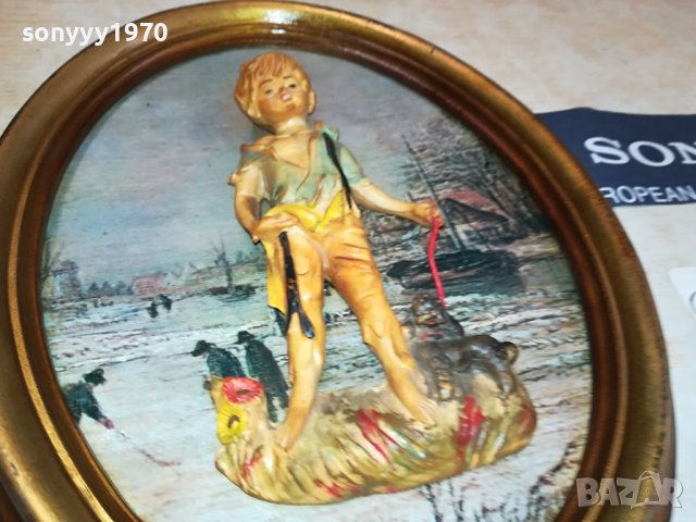 КАРТИНА ОТ ФРАНЦИЯ 2808231650, снимка 2 - Антикварни и старинни предмети - 42000519