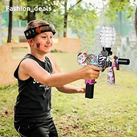 Нов Бластер с гел топчета Пистолет + очила за игри спорт на открито деца, снимка 7 - Други - 41248605