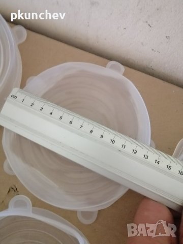 Силиконови капаци за съдове - комплект 6бр., снимка 10 - Кутии за храна - 41260236
