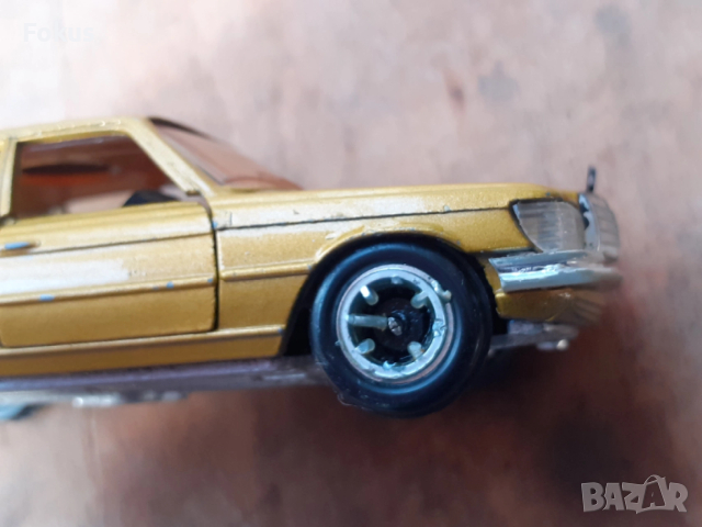 Стара метална колекционерска количка Mercedes SE 350, снимка 6 - Антикварни и старинни предмети - 53267281