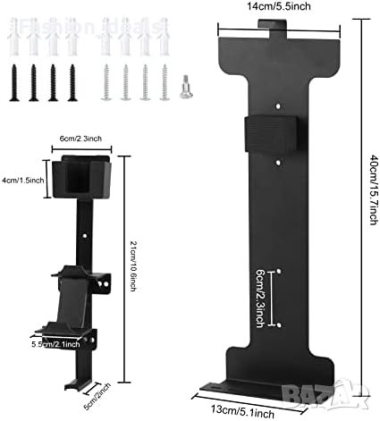 Нова Стабилна стоманена скоба за стена/Държач контролери слушалки, снимка 6 - Други стоки за дома - 41464016